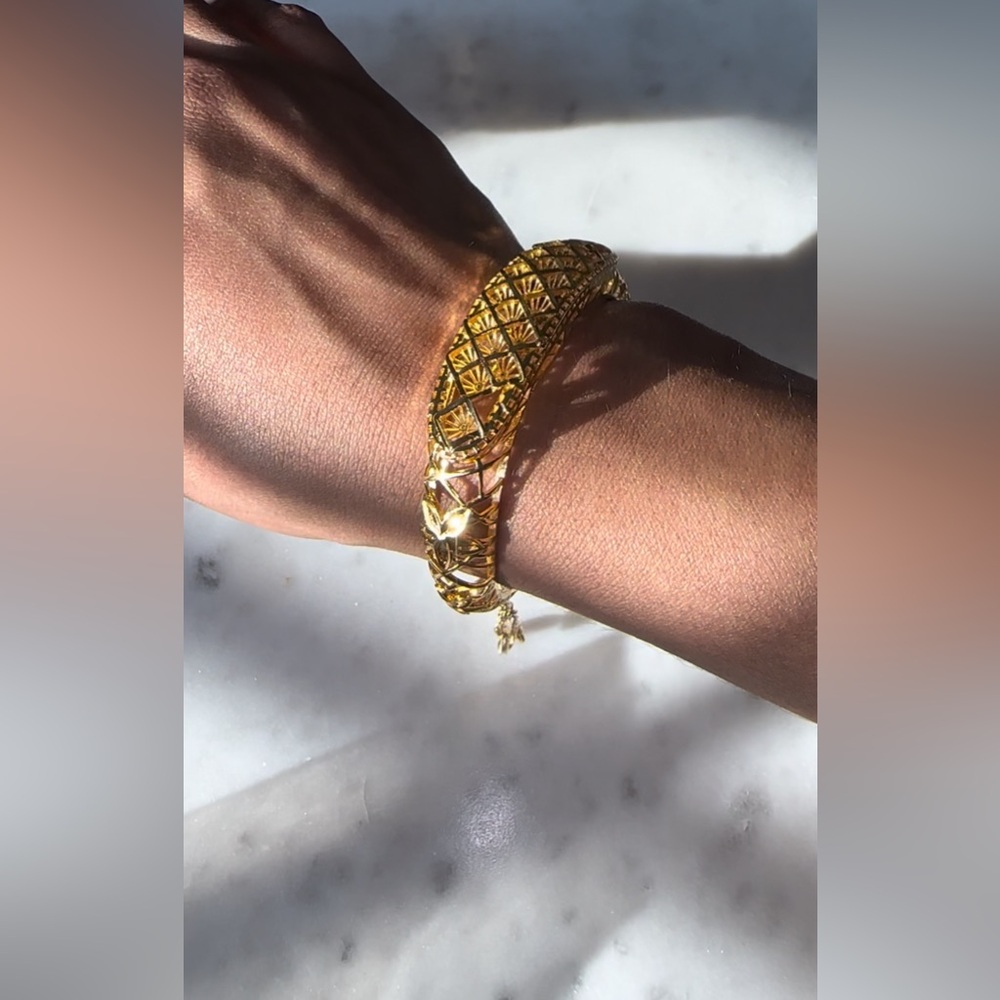 24k Gold plated cuff